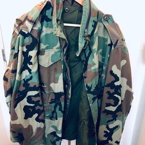 ARMY Coat, Cold Conditions, Field, Woodland, Camouflage Pattern